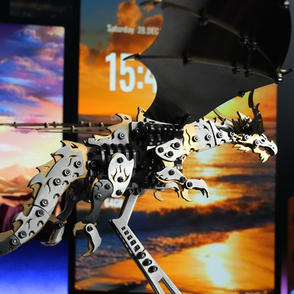 3D Metal Pterosaur Model Assembly Kit Floatingcity gear