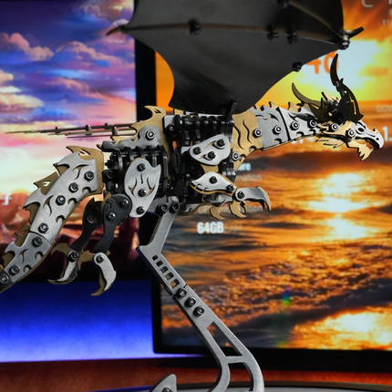 3D Metal Pterosaur Model Assembly Kit Floatingcity gear