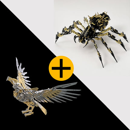【Pre-sale /15% off】Fccgear 3D metal  Mechanical Skeleton Spider Model Kit Floatingcity