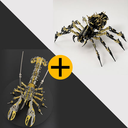 【Pre-sale /15% off】Fccgear 3D metal  Mechanical Skeleton Spider Model Kit Floatingcity