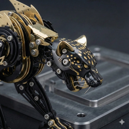 【Cooperative brand】Leopard Metal Model Kit Floatingcity gear
