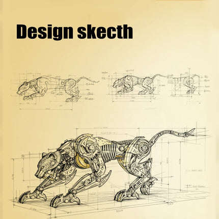 【Cooperative brand】Leopard Metal Model Kit (Pre-order. Ships in 2 weeks) Floatingcity gear