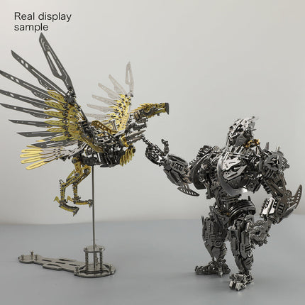 Mechanical Gorilla 3D Metal Model Kit DIY Articulated Puzzle for Adults and Kids Floatingcity gear