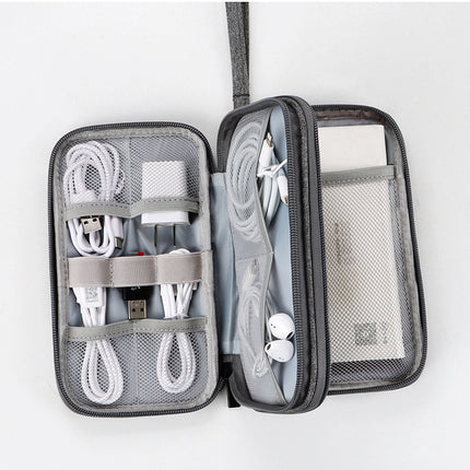 Digital accessory storage bag with multiple layers floatingcity