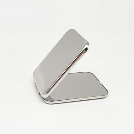 Stainless steel folding mirror, double-sided pocket mirror, non-breakable mirror Floatingcity