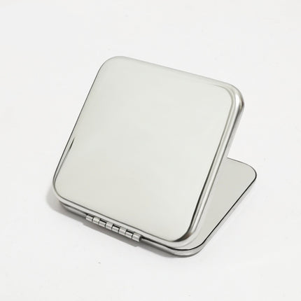 Stainless steel folding mirror, double-sided pocket mirror, non-breakable mirror Floatingcity