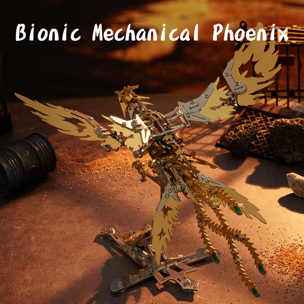 LongPin -3D  Mechanical metal phoenix assembly kit floatingcity