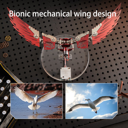 Ornithopter mechanical model, bionic mechanical wing design floatingcity