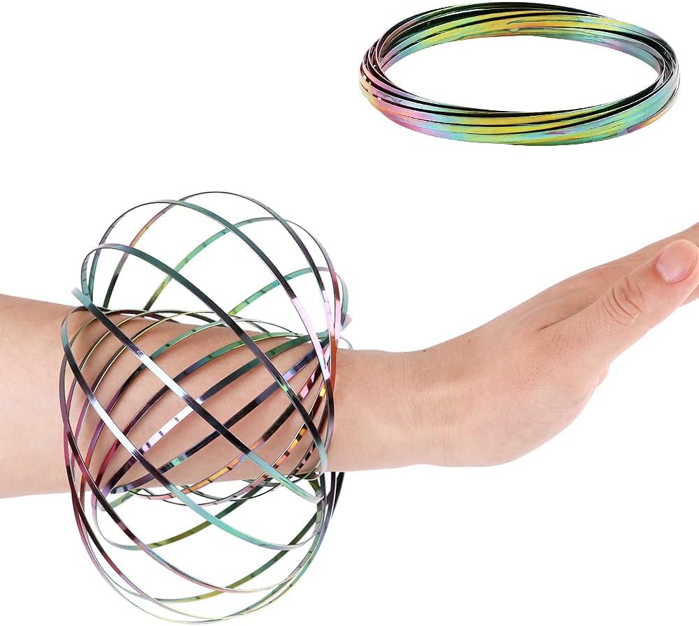 Spring Spinner Floating Flow Ring Spinner Ring Arm Toy - Stainless Steel – Floatingcity gear