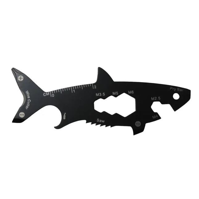 15-in-1 Shark Shaped Multifunctional Tool, Bottle Opener, Saw, Cutter, Wrench, Measuring Ruler, Screwdriver floatingcity