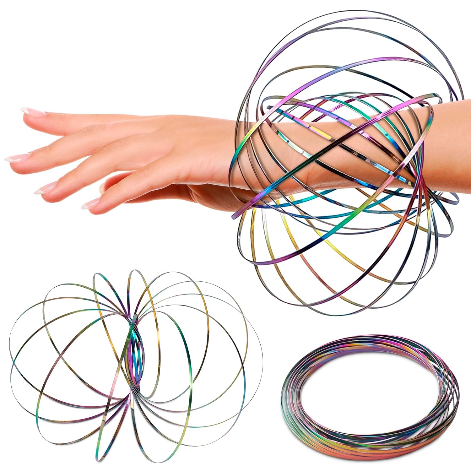 Spring Spinner Floating Flow Ring Spinner Ring Arm Toy - Stainless Steel – Floatingcity gear